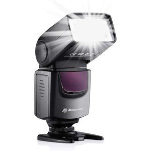 Powerextra Professional DF-400 Speedlite Camera Flash for Canon Nikon Pentax